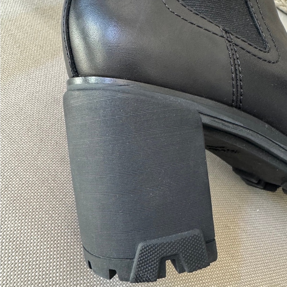 Rag & Bone Womens Shiloh High Leather Ankle Chelsea Boots black shoes size 38.5 - Picture 6 of 11